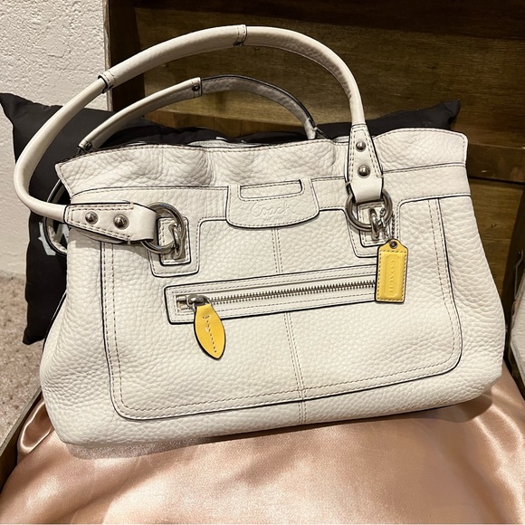 Coach Ruffel Collection Coach | Bags | Coach Offwhite Ruffle Top Bag | Poshmark